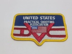 Raro patch brasão de tiro prático dos EUA para armas de fogo (rifle/pistola). Aprox. 7 x 10cm. Detalhes conforme fotos, _(ºLº)_ Caso necessite, tire todas suas dúvidas via atendimento personalizado por WhatsApp: (11) 98681-9377. Não deixe para última hora! Antecipadamente agradecemos pelo seu lance. Sem testes ou garantias futuras de originalidade, material ou procedência.