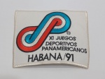 Patch bordado XI Juegos Deportivos Panamericanos - Habana/91 - colecionável. Aprox. 9 x 11cm. Detalhes conforme fotos, _(ºLº)_ Caso necessite, tire todas suas dúvidas via atendimento personalizado por WhatsApp: (11) 98681-9377. Não deixe para última hora! Antecipadamente agradecemos pelo seu lance. Sem testes ou garantias futuras de originalidade, material ou procedência.