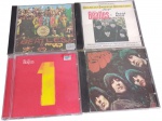 4 CDs de The Beatles, 1 - "Rubber Soul - Parlophone (1994)". 2 -The Beatles 1 (2000)", 3