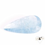 Agua Marinha. Aprox. (9,60Cts), (28,8mm x 12,4mm), (Acompanha Certificado de Garantia Leilões LDR)