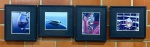 QUADRO - Lote de 4 quadros com fotografias de detalhes do FORDINHO - MODELO T. Envidraçados e emoldurados. Med. 29x23 cm e 48x42 cm.