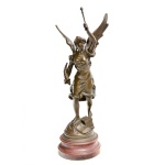 Escultura anjo 43 cm