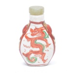 Snuffle Bottle porcelana policromada altura 7 cm.