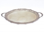bandeja oval em metal