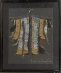 MARIA LEONTINA (atribuído)- crayon s/ papel medindo27 x 32 cm e 36 x 42 cm.
