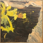 JORGE GUINLE - oleo s/ tela, datado 1981, medindo: 46 cm x 46 cm