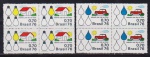 Brasil 1976 - Energia, série completa em quadras sem carimbo com goma!