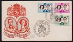 Bélgica 1960 - Casamento Real, envelope FDC com selos e carimbo comemorativo!
