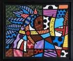 Romero Brito (1963). Cabeça de cavalo,. Giclèe, Ap 10/10. 60 x 75 cm. Medida total com a moldura: 73 x 87 cm. Acompanha certificado.