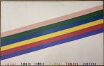 Cosme Martins (1959). Sem título. Óleo sobre tela. 70 x 112 cm. 1987. Medida total com a moldura: 72 x 114 cm.