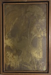 M. Roitman. Entalhe sobre metal. 60 x 40 cm. Medida total com a moldura: 69 x 40 cm