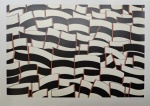 José Sabóia, Torcedores, gravura, tiragem 2/100, 48x66cm, sem moldura