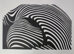 Kleber Ventura, Ondas, gravura, tiragem 21/30, 50x70cm, sem moldura