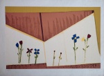 Olímpia Couto, Flores, gravura, tiragem 50/150, 50x70cm, sem moldura, necessita de limpeza