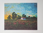 Soriano, Paisagem, gravura, tiragem 93/100, 50x70cm, sem moldur