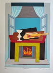 Antonio Peticov, Professor #3, gravura, tiragem 23/100, 70x50cm, 2014, sem moldura