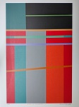 Paulo Calazans, Varal de Teresópolis, gravura 57/100, 70x50cm, sem moldur
