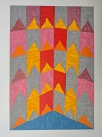 Zi Facella, Bandeiras, gravura, PI, 70x50cm, sem moldura