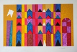 Zi Facella, Bandeiras, gravura, Tiragem PI, sem moldura, 50x70cm