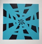 Judith Lauand, Composição, gravura 43/100, 50x50cm, sem moldura