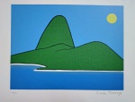Carlos Furtado, Pão de Açúcar, gravura, tiragem 41/50, 26x35cm, sem moldura