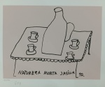 José Antonio da Silva, Natureza Morta, gravura, tiragem 43/50, EDIÇÃO PÓSTUMA, sem moldura