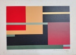 Paulo Calazans, Varal de Ipanema, gravura, tiragem PA, 27x37cm, sem moldura, necessita d limpeza