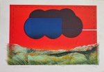 Inácio Ramos, Paisagem, gravura, tiragem 77/100, 25x35cm, sem moldura, necessita de pequena limpeza