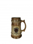 Colecionismo Raro - Grande caneca de Chopp comemorativo dos 90 anos do clube carioca de Futebol América - Marcas do tempo. -dim- 15cm A.