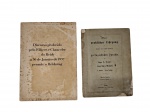 Documento historico - Discurso proferido pelo Fuhrer e Chanceler do Reich 1937 e Neuer praktischer Lehrgang der portugiesischen Sprache por Joinville, Buchdruckerei von C. W. Bohm 1876 -dim- 13x18 cm