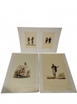 Reproduções de pinturas diversas retratando povos africanos em diversas situações. -dim- 26x35