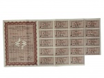 Apólice histórica da Eletrobras, Obrigação ao Portador — documento de grande valor numismático e histórico para apreciadores de títulos brasileiros. Marcas do tempo.