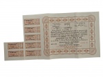 Apólice histórica da Eletrobras, Obrigação ao Portador — documento de grande valor numismático e histórico para apreciadores de títulos brasileiros. Marcas do tempo.