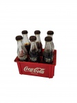 COCA-COLA | Conjunto de garrafinhas colecionáveis. Marcas do tempo. -dim- 8cm A.