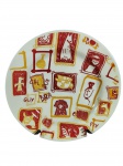 SPOLETO | Prato decorativo promocional coleção  La casa de Carlota 2023 -dim- 24cm D.