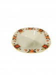 Royal Ivory | Tigela para servir produzida em porcelana, com decoração floral policromada. -dim- 26cm D.