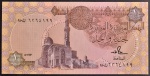 Cédula Estrangeira, EGITO, Valor Pound, Data 01/06/1989, Flor de Estampa.