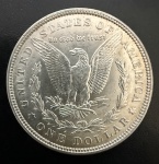 Moeda Estrangeira, USA, Ano 1921, Valor 1 Dollar, Prata, Peso 26,7 g, Diâmetro 38 mm, Flor de Cunho.