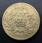 Moeda do Brasil, República, Valor 1000 Reis, Ano 1929, Bronze Alumínio, Muito Bem Conservada.