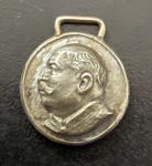 Medalha Comemorativa, Barão do Rio Branco, Data Abril de 1945, Prata, Peso 6g, Muito Bem Conservada.