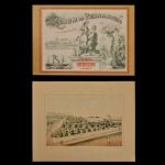 FRANZ HEINRICH CARLS. Álbum de Pernambuco e seus Arrabaldes. Soledade. Obra litográfica criada pelo artista alemão Franz Heinrich (Francisco Henrique) Carls e publicada em Recife por volta de 1878. Rua Marques de Olinda, 36, Pernambuco. 33 x 43 cm. Procedência Leonel Barros, SP.