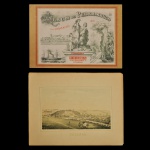 FRANZ HEINRICH CARLS. Álbum de Pernambuco e seus Arrabaldes. Gaxangá. Obra litográfica criada pelo artista alemão Franz Heinrich (Francisco Henrique) Carls e publicada em Recife por volta de 1878. Rua Marques de Olinda, 36, Pernambuco. 33 x 43 cm. Procedência Leonel Barros, SP.