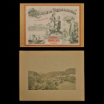 FRANZ HEINRICH CARLS. Álbum de Pernambuco e seus Arrabaldes. Povoado de Peveribe.. Obra litográfica criada pelo artista alemão Franz Heinrich (Francisco Henrique) Carls e publicada em Recife por volta de 1878. Rua Marques de Olinda, 36, Pernambuco. 33 x 43 cm. Procedência Leonel Barros, SP.