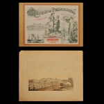 FRANZ HEINRICH CARLS. Álbum de Pernambuco e seus Arrabaldes. Olinda.  Obra litográfica criada pelo artista alemão Franz Heinrich (Francisco Henrique) Carls e publicada em Recife por volta de 1878. Rua Marques de Olinda, 36, Pernambuco. 33 x 43 cm. Procedência Leonel Barros, SP.