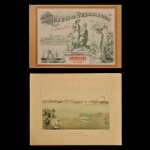FRANZ HEINRICH CARLS. Álbum de Pernambuco e seus Arrabaldes. Pernambuco, tirada do Largo do Hospital Pedro II.  Obra litográfica criada pelo artista alemão Franz Heinrich (Francisco Henrique) Carls e publicada em Recife por volta de 1878. Rua Marques de Olinda, 36, Pernambuco. 33 x 43 cm. Procedência Leonel Barros, SP.