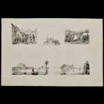 ABRAHAM-LOUIS BUVELOT Álbum Litográfico "Rio de Janeiro Pitoresco", publicado em 1845 no Rio de Janeiro pela oficina litográfica Heaton & Rensburg. O pintor e litógrafo suíço Louis Buvelot, reproduzida no livro do pintor viajante, produziu registros históricos da paisagem carioca no século XIX. Seu trabalho mais notável na técnica é o álbum Rio de Janeiro Pitoresco (1845), feito em parceria com o francês Louis Auguste Moreaux e publicado pela Heaton & Rensburg. 28 x 41 cm. Trata-se de um importante registro iconográfico e litográfico do século XIX brasileiro, retratando paisagens urbanas, rurais e costeiras da época. Obra sem moldura.
