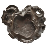 Original lava pinceis para mesa de letrado, esculpido em raiz de árvore. Circa 1800.
