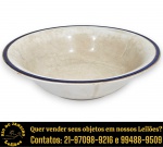 MADDOCK & SONS – SALADEIRA, MADE IN ENGLAND, PARTE DE SERVIÇO DE JANTAR, EXECUTADA EM FAIANÇA ESMALTADA E VITRIFICADA RICAMENTE DECORADA COM BARRA COLORIDA REALÇADA POR FILETES EM VIBRANTE DOURADOS, MEDINDO 7,5 X 28,5 CM. APRESENTA MARCAS DO TEMPO, USO, DESGASTES E/OU IMPERFEIÇÕES COMPATÍVEIS COM SUA UTILIZAÇÃO E ESTADO DE CONSERVAÇÃO, DESTACANDO AMARELAMENTO, CONFORME FOTOS EXTRAS. ESCLAREÇA TODAS AS DÚVIDAS ANTES DE EFETUAR SEU LANCE, QUE SERÁ CONSIDERADO IRREVOGÁVEL E IRRETRATÁVEL. CONSULTE PREVIAMENTE OS TERMOS E CONDIÇÕES DISPONÍVEIS NO SITE. CONTATO VIA TELEFONE OU WHATSAPP: (21) 98264-3000.