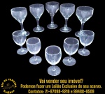CONJUNTO DE TAÇAS EXECUTADAS EM VIDRO TRANSPARENTE, MARCAS, MODELOS, MEDIDAS, FORMATOS, TAMANHOS, UTILIDADES E PROCEDÊNCIAS DIVERSOS COM HASTE MOLDADA SOBRE BASE CIRCULAR COMPOSTO POR DEZ PEÇAS, SENDO: CINCO COM BOJO ARREDONDADO, MEDINDO 8,5 X 4,5 CM CADA E CINCO COM BOJO CÔNICO, MEDINDO 12,5 X 6,5 CM CADA. APRESENTAM MARCAS DO TEMPO, USO, DESGASTES E/OU IMPERFEIÇÕES COMPATÍVEIS COM SUA UTILIZAÇÃO E ESTADO DE CONSERVAÇÃO, CONFORME FOTOS EXTRAS. ESCLAREÇA TODAS AS DÚVIDAS ANTES DE EFETUAR SEU LANCE, QUE SERÁ CONSIDERADO IRREVOGÁVEL E IRRETRATÁVEL. CONSULTE PREVIAMENTE OS TERMOS E CONDIÇÕES DISPONÍVEIS NO SITE. CONTATO VIA TELEFONE OU WHATSAPP: (21) 98264-3000. 