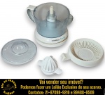 MONDIAL - ESPREMEDOR DE FRUTAS, MODELO E-01 TURBO CITUS, 25W, 127V. NÃO FORAM TESTADOS ESTADO DE FUNCIONAMENTO, INTEGRIDADE E/OU FUNCIONALIDADES DOS ITENS. TRATA-SE DE EQUIPAMENTO ELETROELETRÔNICO USADO, SENDO QUE EVENTUAIS TESTES E VERIFICAÇÕES REALIZADOS DURANTE A CATALOGAÇÃO REFLETEM APENAS AS CONDIÇÕES OBSERVADAS NAQUELE MOMENTO, CONFORME FOTOS EXTRAS. TODAVIA, EM RAZÃO DE MANUSEIO, TRANSPORTE, ARMAZENAMENTO, NÃO OFERECEMOS QUALQUER TIPO DE GARANTIA DE FUNCIONAMENTO, DEVENDO O ARREMATANTE CONSIDERAR TAIS CONDIÇÕES PREVIAMENTE À ARREMATAÇÃO. ESCLAREÇA TODAS AS DÚVIDAS ANTES DE EFETUAR SEU LANCE, QUE SERÁ CONSIDERADO IRREVOGÁVEL E IRRETRATÁVEL. CONSULTE PREVIAMENTE OS TERMOS E CONDIÇÕES DISPONÍVEIS NO SITE. CONTATO (21) 98264-3000.